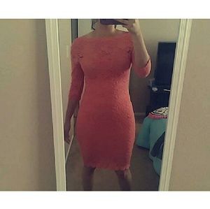 Lace Fitted Dress